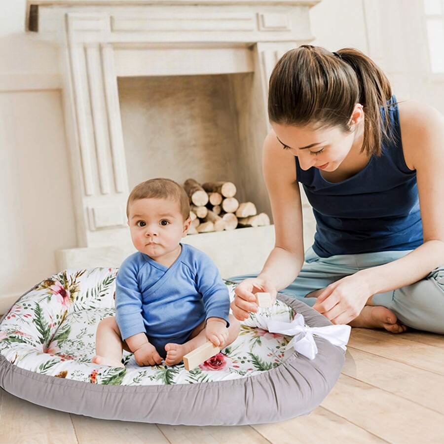Berceau Bébé - NidPortableBébé™ - Fleurs - Monparadibebe.com