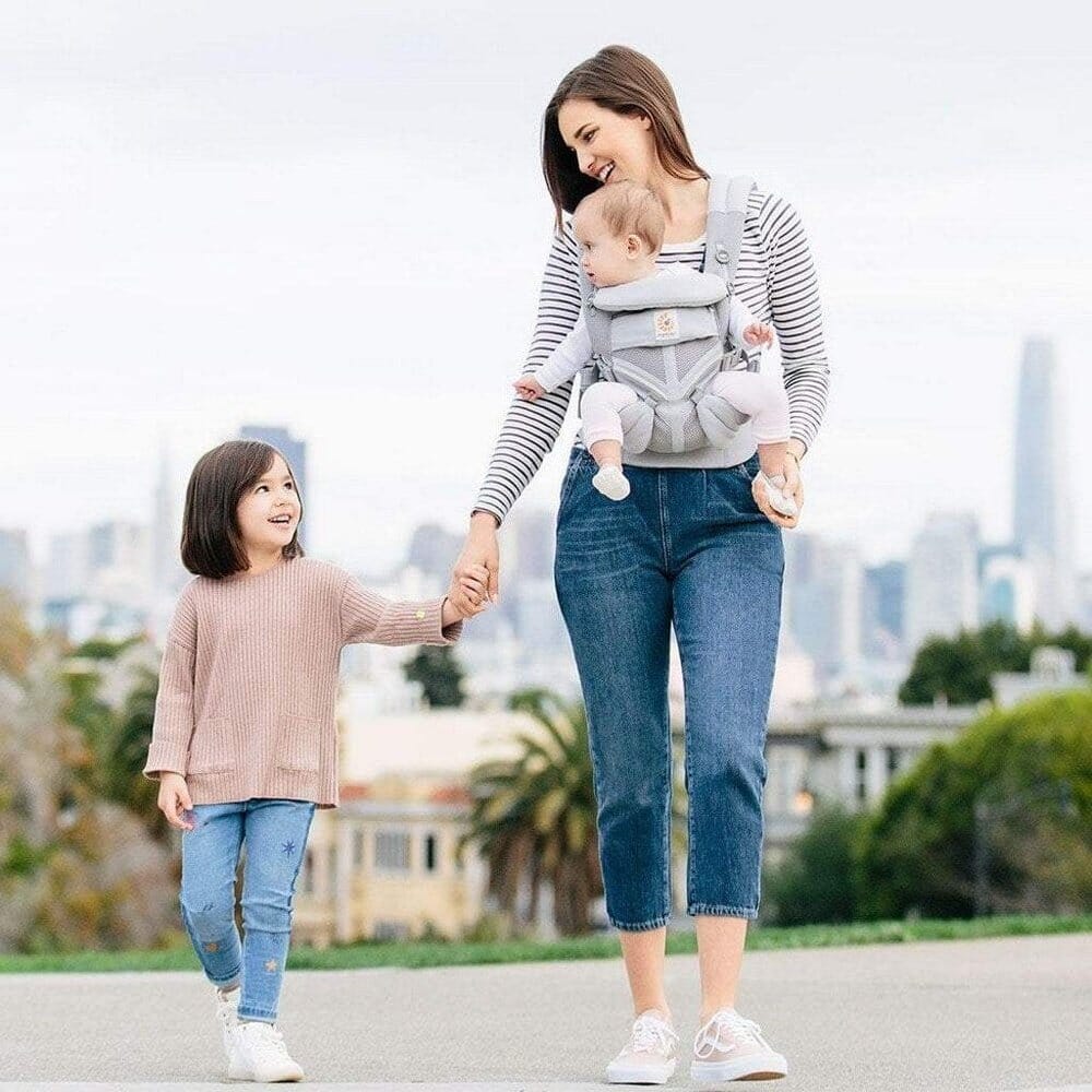 Porte Bebe - BreathBabyBag™ - Gris - Monparadibebe.com