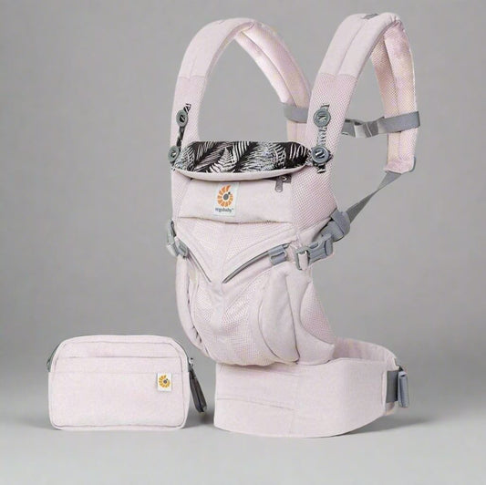 Porte Bebe - BreathBabyBag™ - Rose Maille - Monparadibebe.com