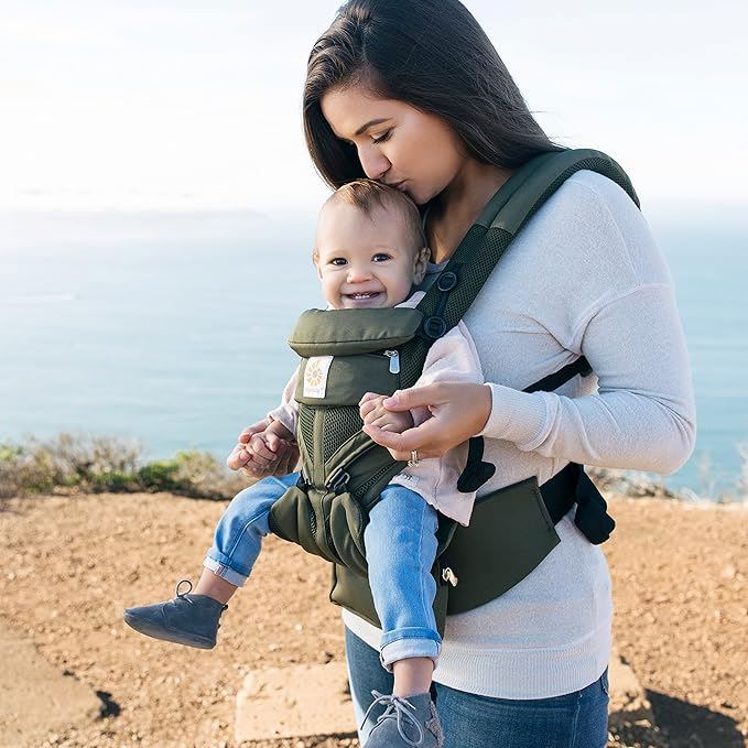 Porte Bebe - BreathBabyBag™ - Vert Olive - Monparadibebe.com