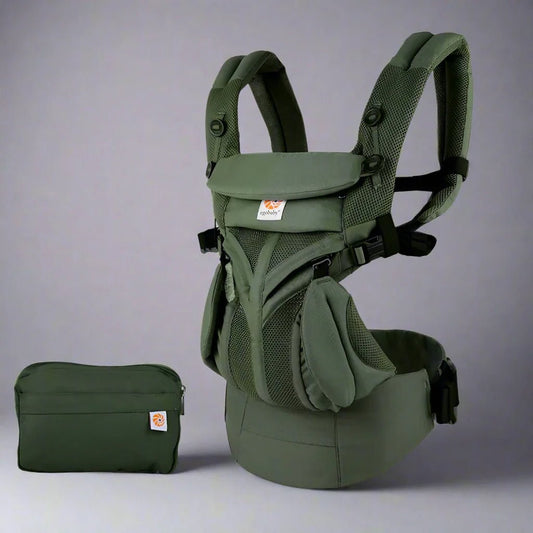 Porte Bebe - BreathBabyBag™ - Vert Olive - Monparadibebe.com